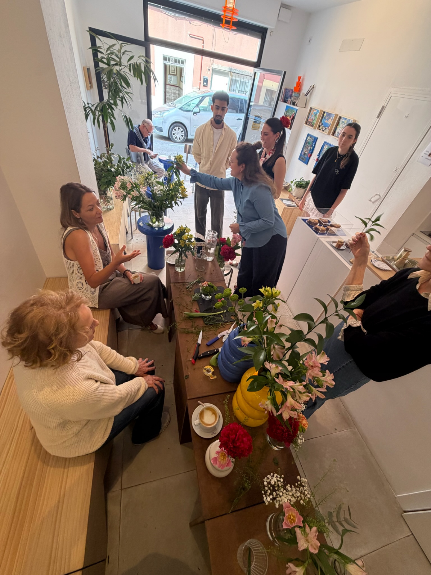 Workshop in the Madrid pop-up